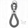 Personalisierter Schlüsselanhänger Segeltau | Gravur Pferd + Wunschtext | Geschenk Mädchen | Name | Pony | Reiten | Tiername