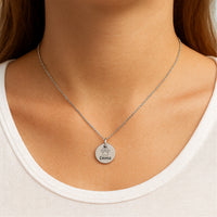 Halskette mit Pfote & Wunschgravur | Edelstahl Schmuck | Name | Geschenk Tierfreunde | Erinnerung Haustier | Hund Katze | Graviert