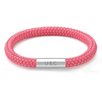 Personalisierbarer Magnetverschluss Edelstahl für 5 mm Segeltau | Gravur Name, Initialen oder Datum | Armband selbermachen | Geschenkidee