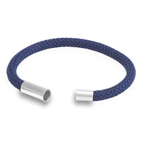 Personalisierbarer Magnetverschluss Edelstahl für 5 mm Segeltau | Gravur Name, Initialen oder Datum | Armband selbermachen | Geschenkidee
